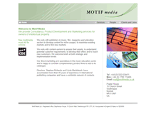 Tablet Screenshot of motifmedia.co.uk
